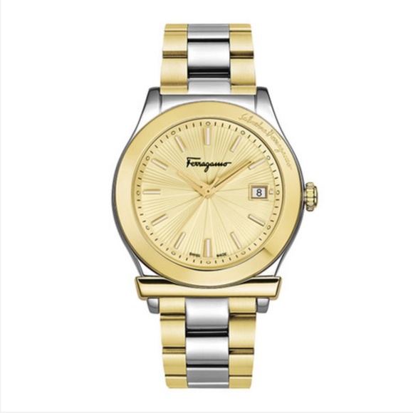 Salvatore Ferragamo Other - Salvatore Ferragamo $1,400 NWT Watch Gold Silver